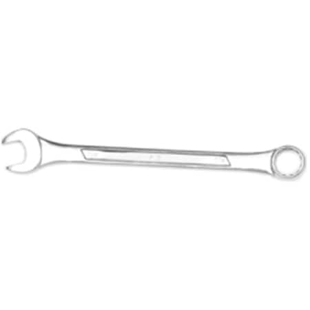 Dendesigns 0.87 in. with 12 Point Box End - Raised Panel - 11 in. Long Chrome Combination Wrench DE2998539